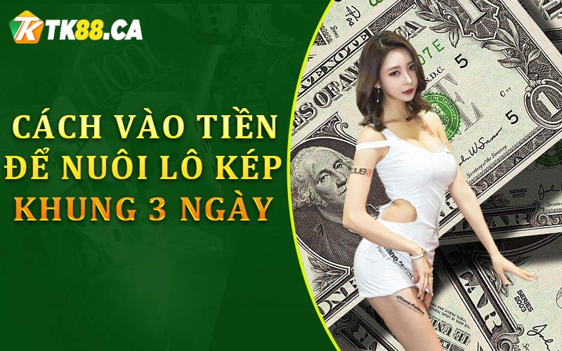 Cách vào tiền để nuôi lô kép khung 3 ngày